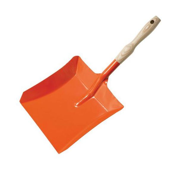 Pelle à poussière en acier