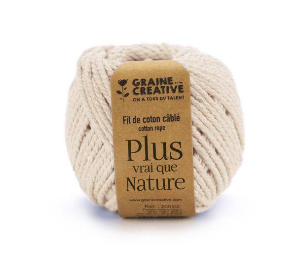 Pelote de coton câblé - Graine créative