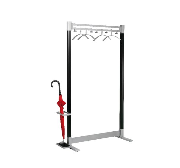 Penderie Montana - Capacité 10 manteaux - Noir