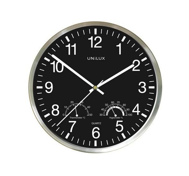 Pendule Wetty gris métal