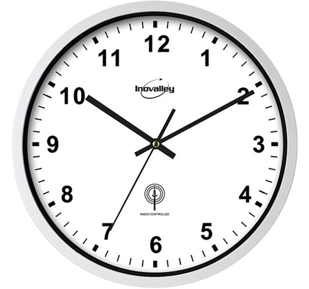 Pendule radio pilote d.30cm