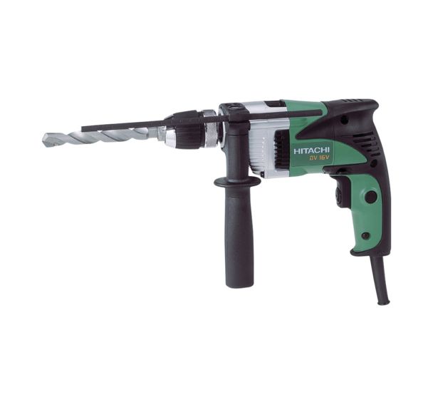 Perceuse 590W 12.6Nm acier béton bois 13mm - Hitachi