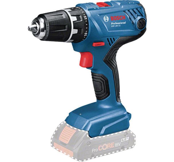 Perceuses-visseuses sans-fil GSR 18v-21, chargeur GAL 18v-40