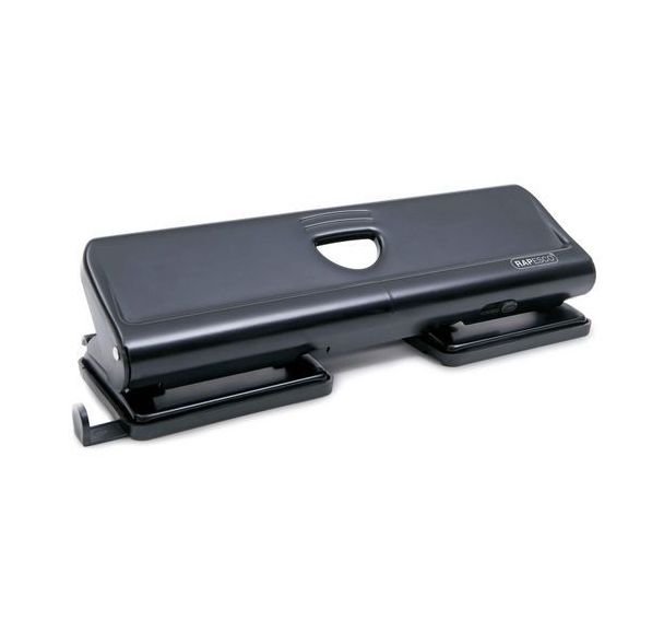 Perforateur 4 trous 720 métal Noir 22 feuilles - Rapesco