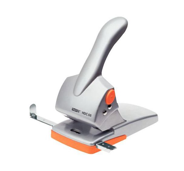 Perforateur Duax - Capacité 65 feuilles - Orange.