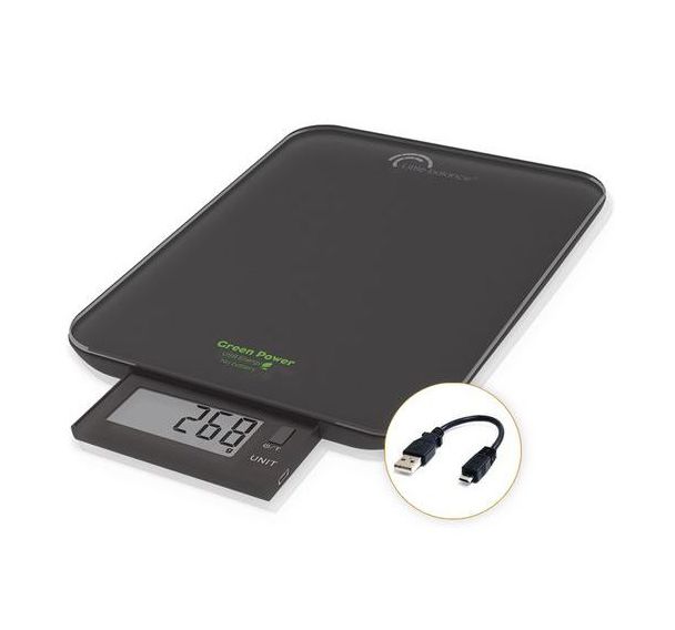 Pèse-lettre & colis 10Kg/1g NOIR avec batterie rechargeable