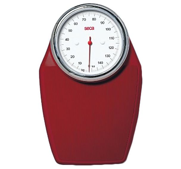Pèse personne mecanique 150kg rouge 760-SECA