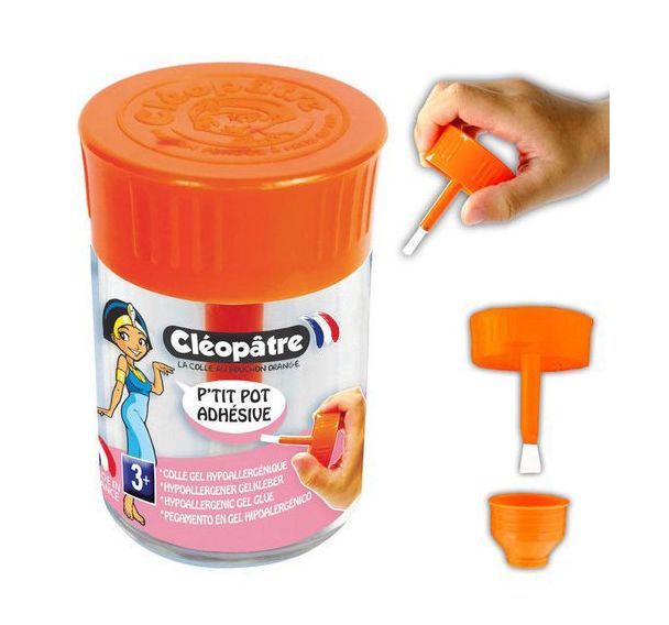 Petit pot de colle transparente hypoallergénique 50 g