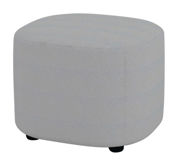 Petit pouf Abyssa tissu non feu M1 Quadrifoglio