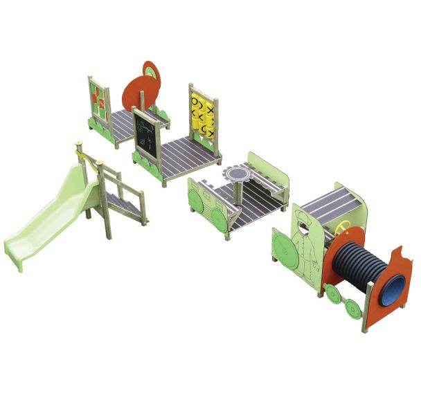 Petit train toboggan