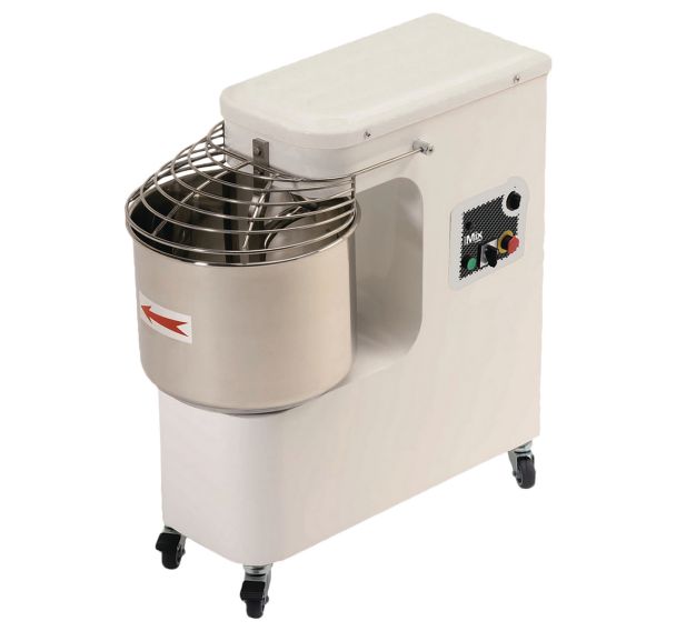 Pétrin à spirale, tête fixe, capacité 38kg, 1 vitesse- IM38