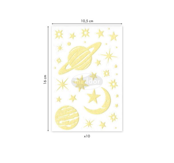 Phospho' Stick, Sach 10 pl 10,5x16cm, Planètes