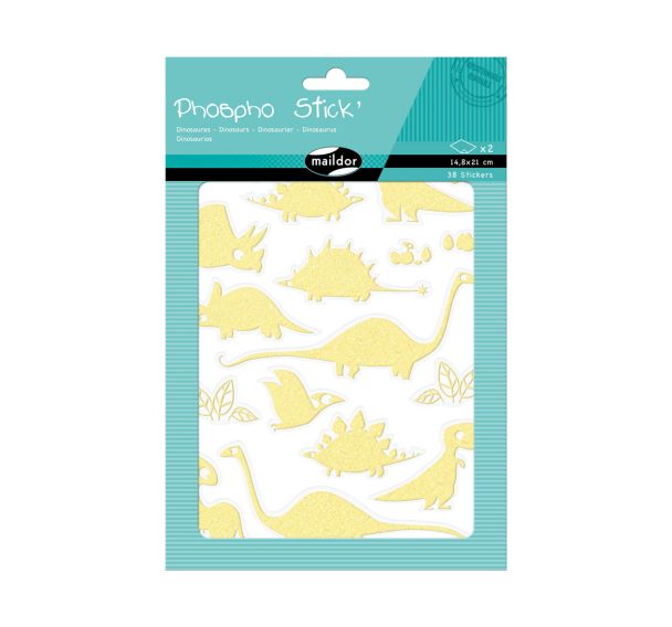 Phospho' Stick, Sach 2 pl 14,8x21cm, Dinosaures