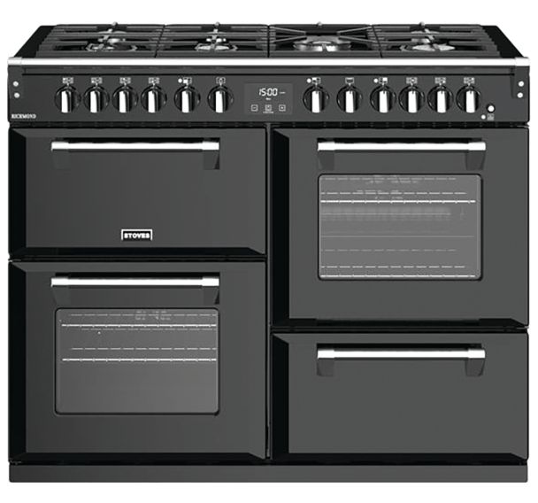 Piano de cuisson mixte RICHS110DFBL - 7 feux gaz - Stoves