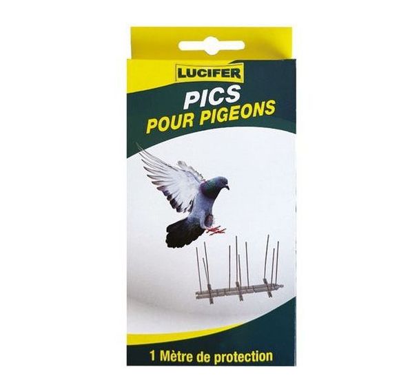 Pic anti-oiseaux métallique - 1m