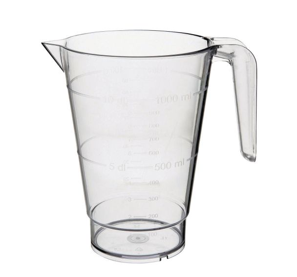 Pichet gradué cristal+ 1 litre