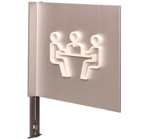 Pictogramme NEOSIGN 3D - Drapeau - Salle de réunion