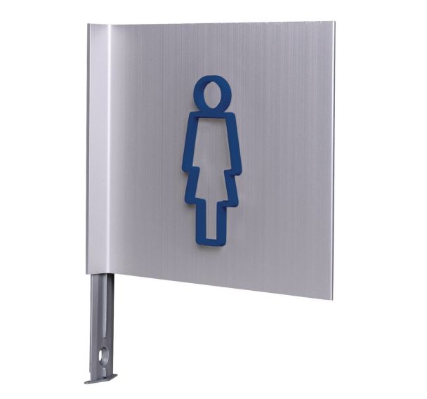 Pictogramme NEOSIGN 3D - Drapeau - WC Femme