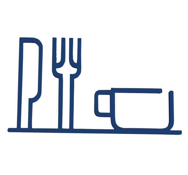 Pictogramme NEOSIGN 3D - Mur/Porte - Restauration