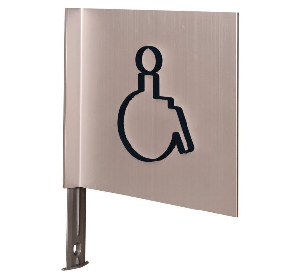 Pictogramme NEOSIGN 3D Drapeau PMR noir