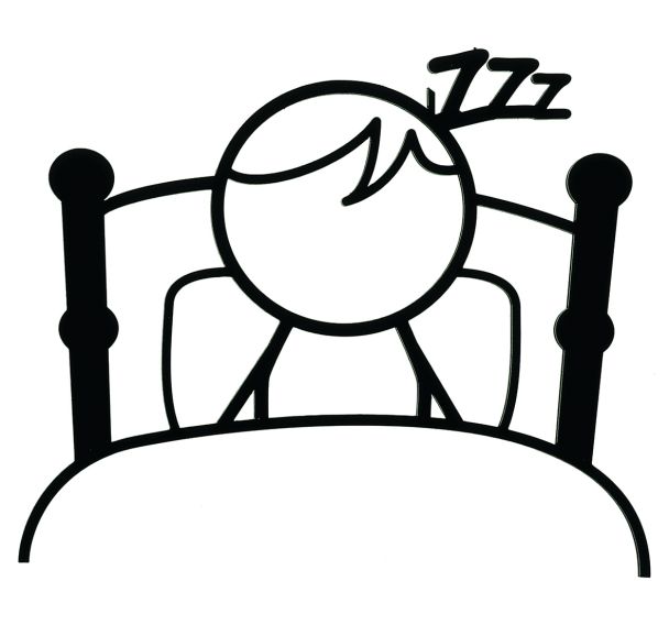 Pictogramme scolaire en relief Elise & Gaby - Dortoir