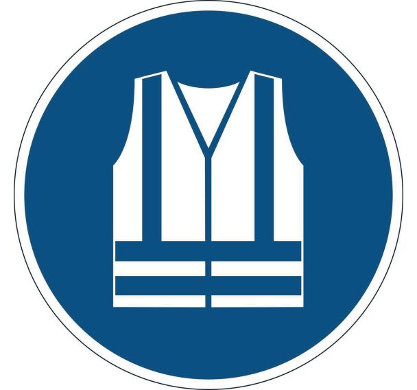 Pictogramme adhésif de marquage au sol avec symbole