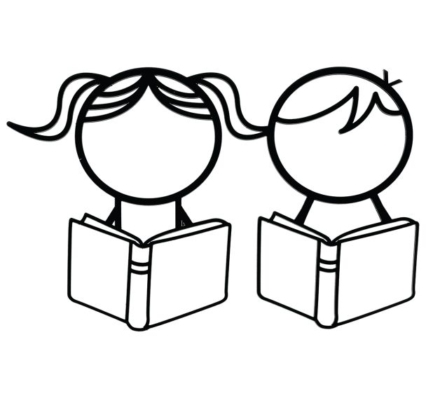 Pictogramme scolaire en relief Elise & Gaby - Bibliothèque