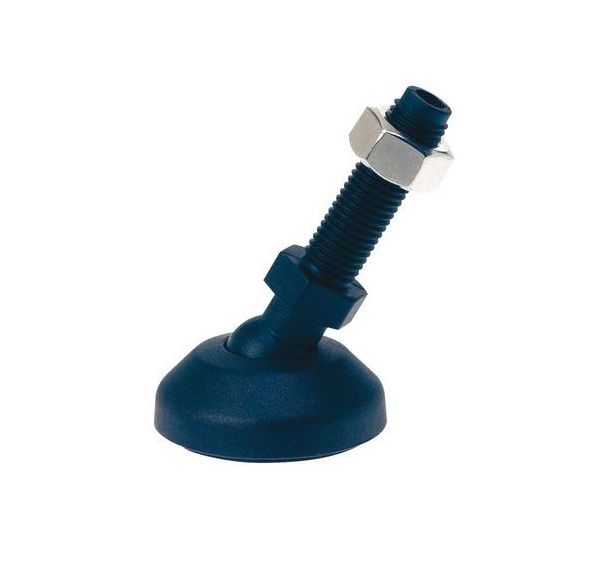 Pied réglable polyamide - Ø 60 mm - 600 kg - Acier