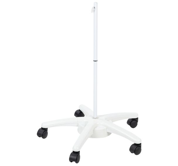 Pieds à roulettes pour lampe loupe Manutan