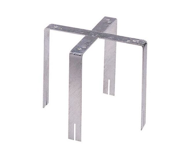 Pieds de fixation pour poubelle Eden - 50l et 110l - galva à chaud-Rossignol Pro