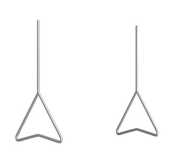 Pieds pour signalisation temporaire K8 - Lot de 2