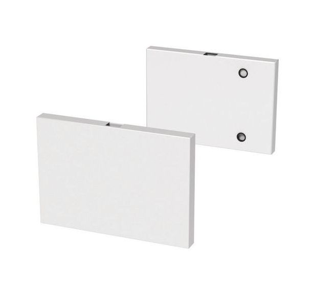 Piétement panneau fermé court 70 cm - Blanc - Vendu à l'unité