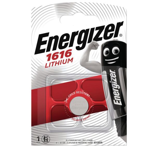 Pile bouton Lithium CR 1616 - Energizer