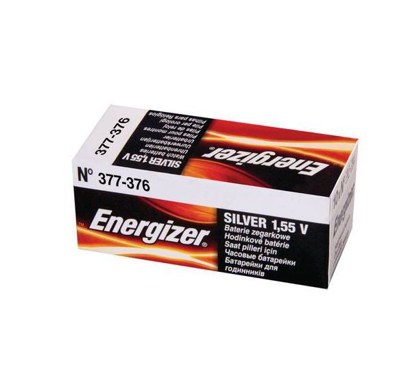 Pile oxyde d'argent pour montre - 376 - 377 - Energizer