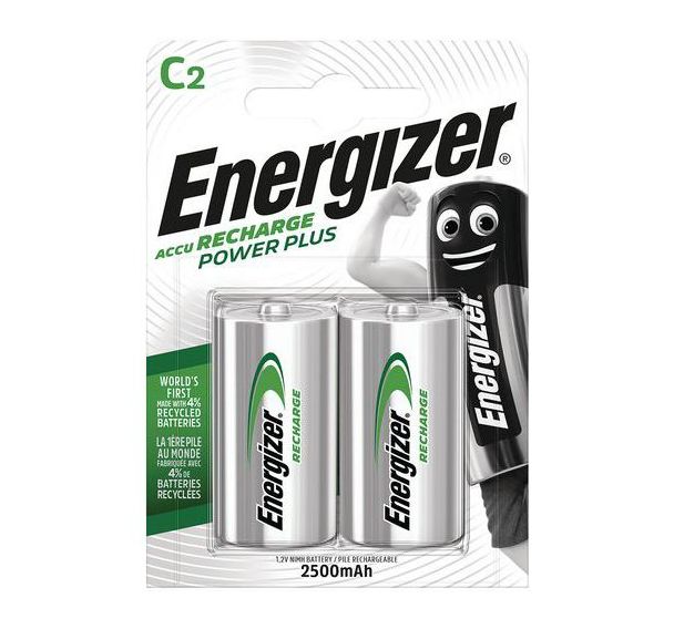 Piles rechargeables lot de 2 C (LR14)