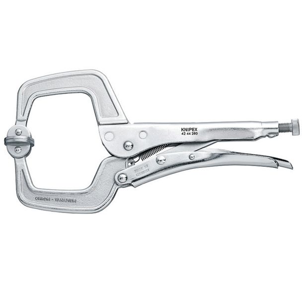 Pince-étau à souder zinguée brillante 280 mm Réf: 42 44 280