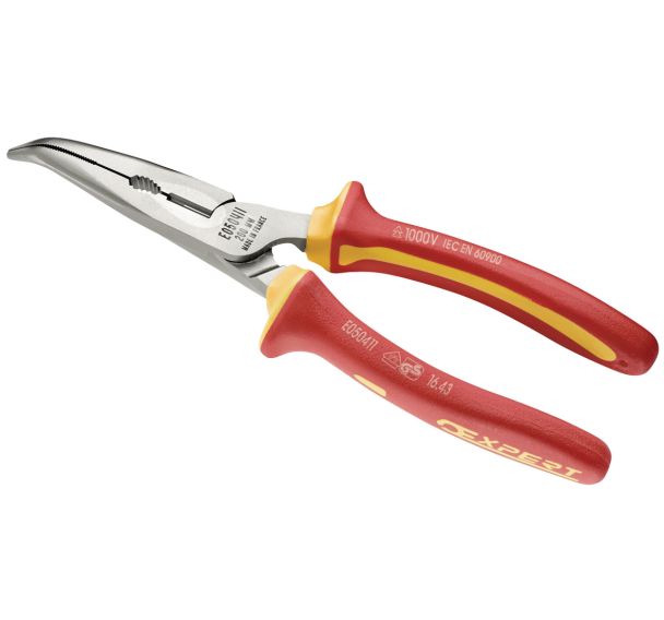 Pince 1000v becs coudés 1/2 ronde 160mm