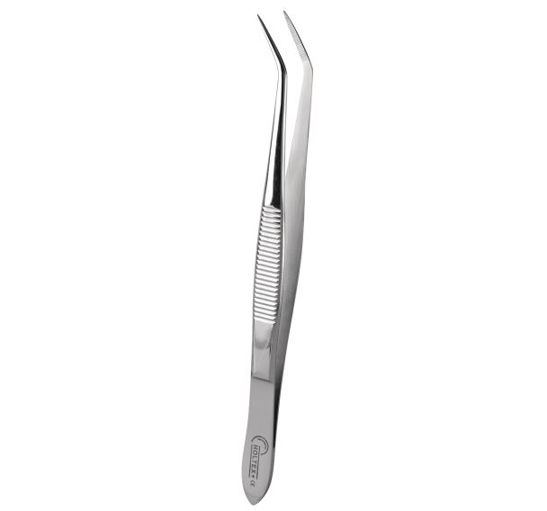 Pince Brucelle S/G coudée 13 cm