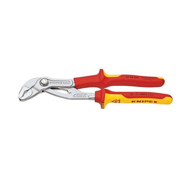 Pince KNIPEX Cobra VDE chromée 250 mm Réf: 87 26 250 SB