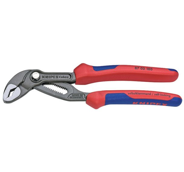 Pince KNIPEX Cobra grise atramentisée 180 mm Réf: 87 02 180 SB