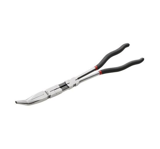 Pince à bec demi-ronds extra longues à 2 articulation 45
