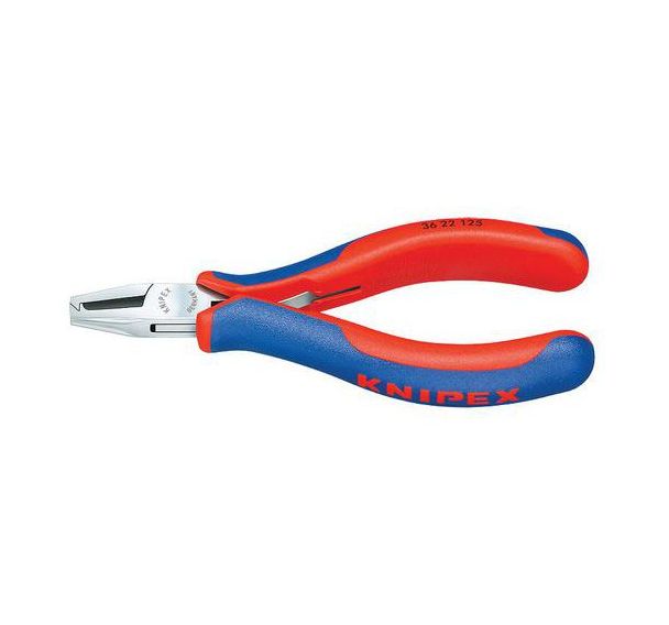 Pince à composants pour l'électronique avec gaines bi-matière 125 mm _ 36 22 125