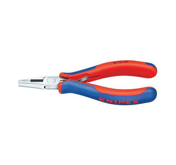 Pince à composants pour l'électronique avec gaines bi-matière 130 mm _ 36 12 130