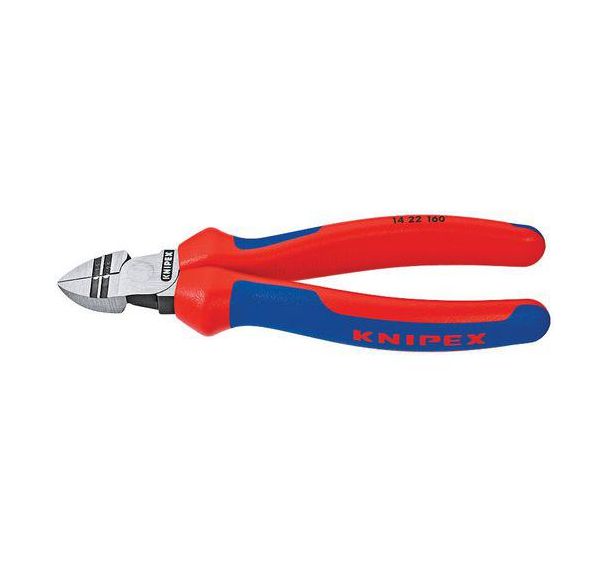 Pince à dénuder coupante de côté noire atramentisée 160 mm _ 14 22 160 SB