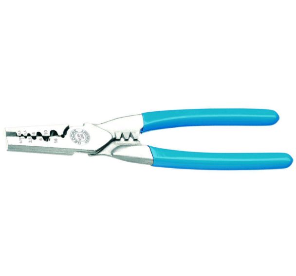 Pince à embout de fil avec prisme spécial 220 mm, isolée par trempage