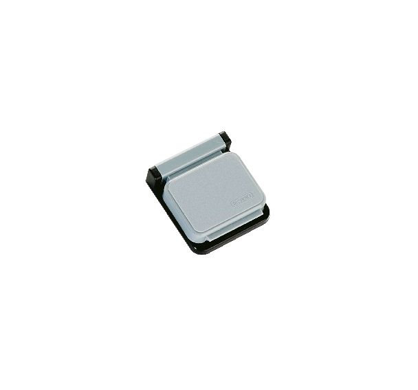 Pince à papier Hebel - fixation magnétique - Larg:3.6 cm - Gris