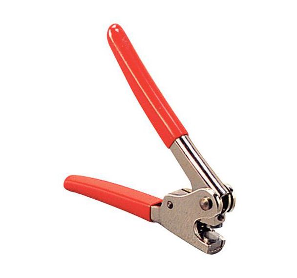 Pince à plomber - 10 mm et gravure 1 à 5 caractères