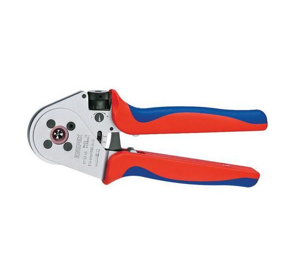 Pince à sertir à quatre points pour contacts tournés chromée 230 mm _ 97 52 65