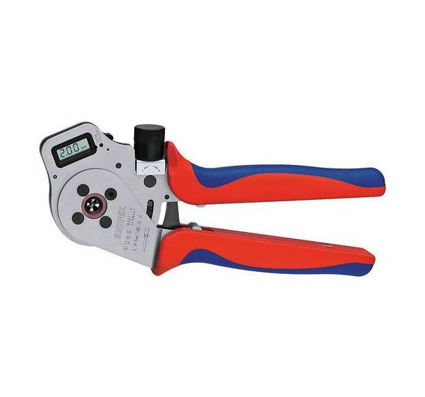 Pince à sertir à quatre points pour contacts tournés chromée 250 mm