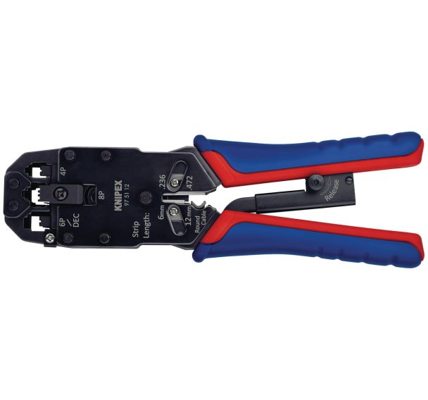 Pince à sertir professionnelle pour dénudeur de fils - Knipex